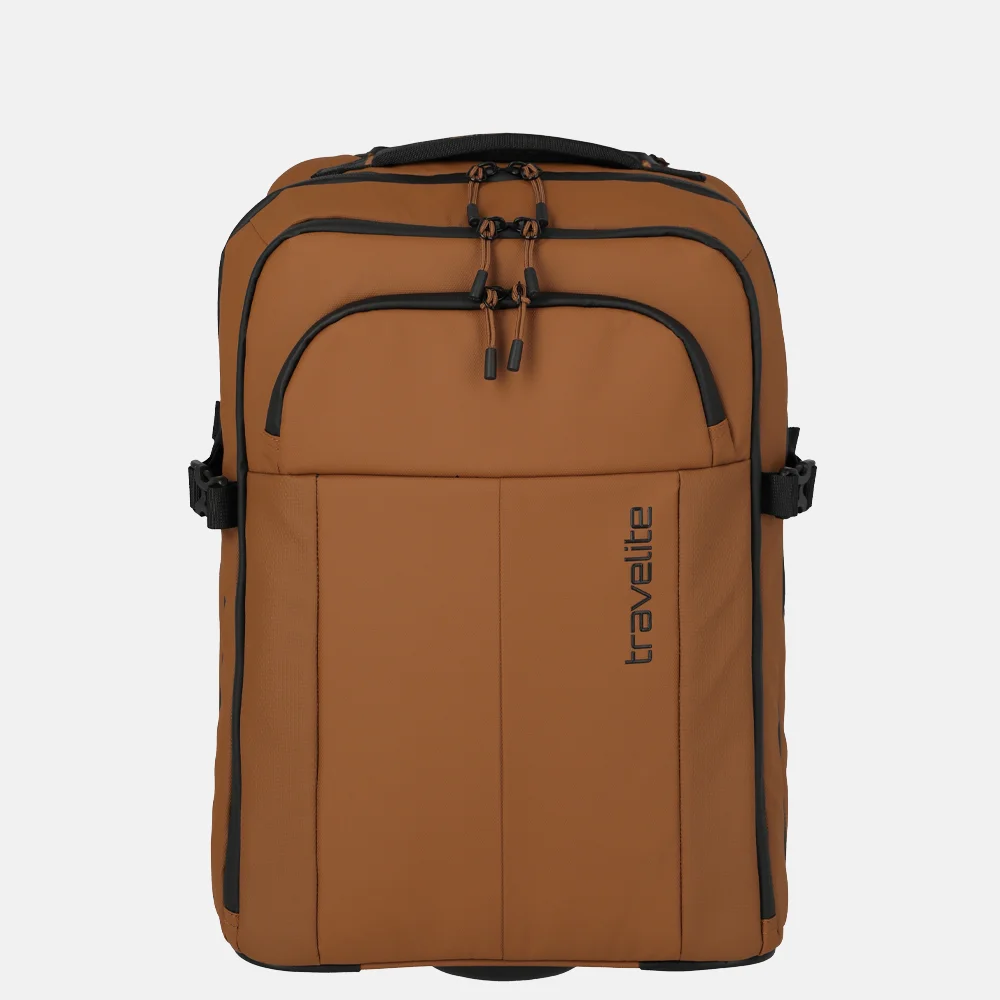Travelite Briize trolley rugzak curry